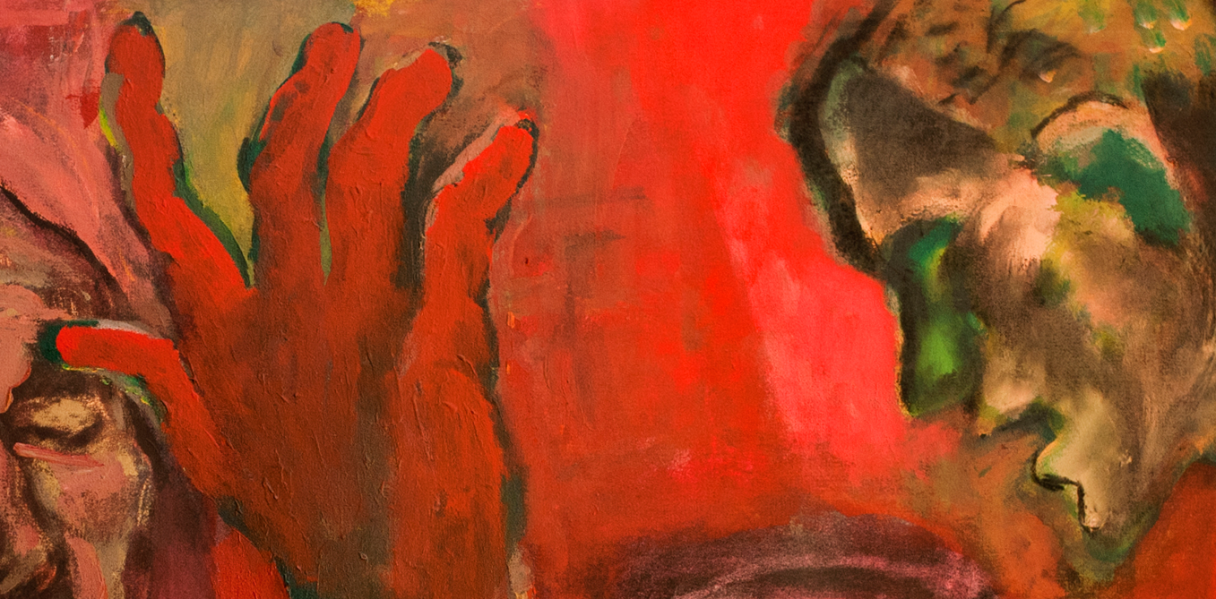 La mano que suelta la vida — instalación