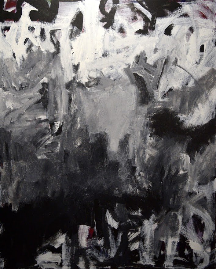 Abstracto en grises — instalación