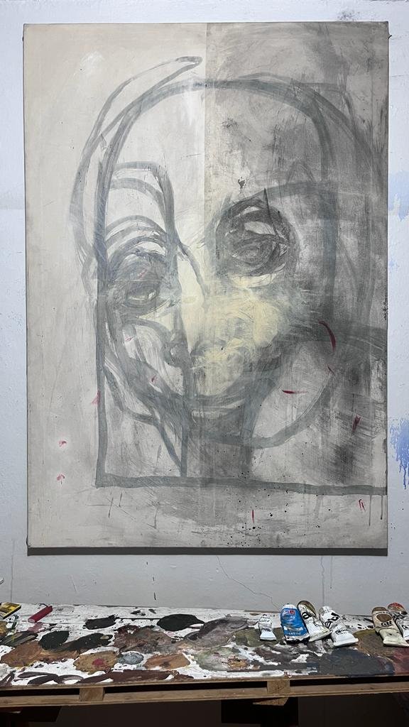 Autorretrato en sueño III — instalación